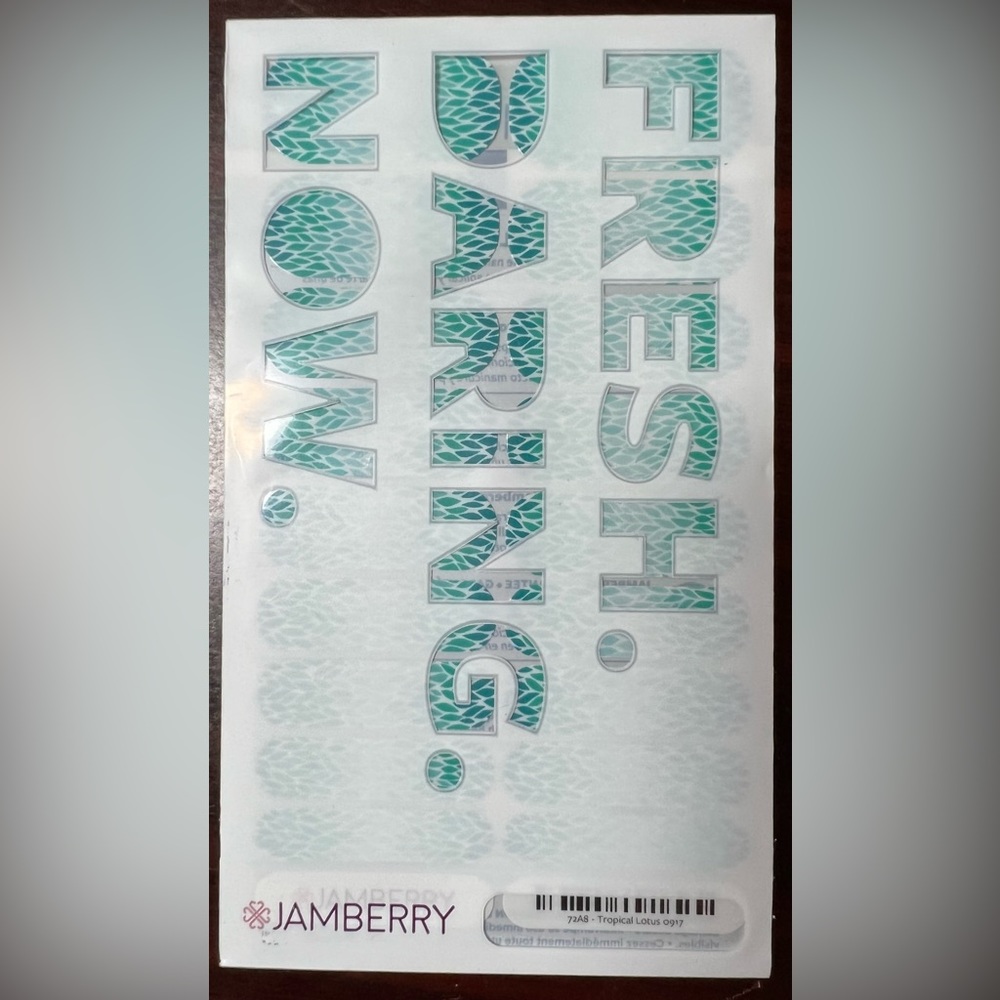 Jamberry Nail Wraps - Tropical Lotus